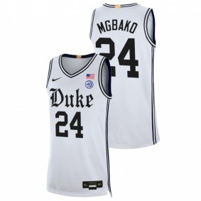 Duke Blue Devils Mackenzie Mgbako White Cameron Brotherhood College Basketball Men Jersey