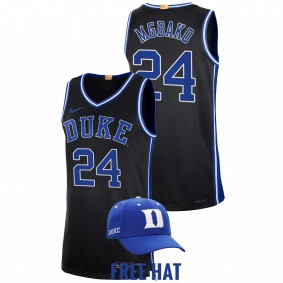 Mackenzie Mgbako #24 Black Duke Blue Devils Free Hat 2023 Classc 5-Star Jersey