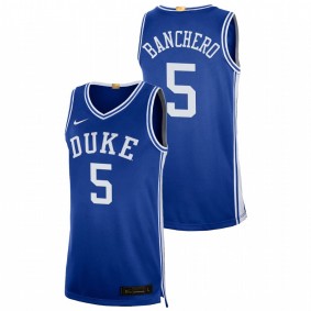 Duke Blue Devils Paolo Banchero Blue 2022 NBA Draft top prospect Limited Jersey