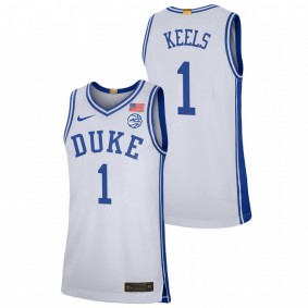 Duke Blue Devils Trevor Keels 2021-22 White College Basketball Limited Men Jersey