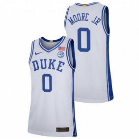 Duke Blue Devils Wendell Moore Jr. 2021-22 White College Basketball Limited Men Jersey