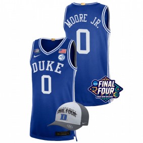 Duke Blue Devils Wendell Moore Jr. Royal 2022 March Madness Final Four Basketball Men Jersey