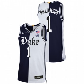 Duke Blue Devils Zion Williamson Black White Cameron Brotherhood Limited Split Edition Men Jersey