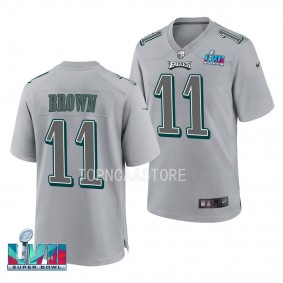 Philadelphia Eagles A.J. Brown Super Bowl LVII #11 Gray Atmosphere Fashion Jersey Men's