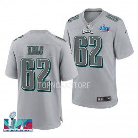 Philadelphia Eagles Jason Kelc Super Bowl LVII #62 Gray Atmosphere Fashion Jersey Men's