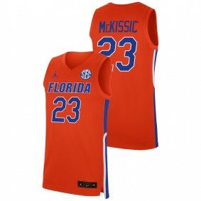 Brandon McKissic #23 Orange Florida Gators 2021-22 Replica College Basketball Jersey