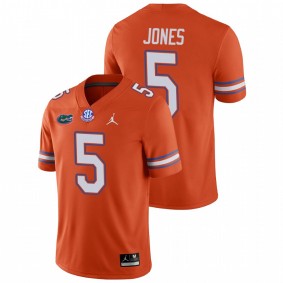 Emory Jones Florida Gators College Football 2021-22 Orange #5 Jersey