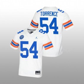 O'Cyrus Torrence Florida Gators Ring Of Honor White Untouchable Football #54 Jersey