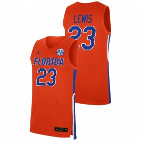 Scottie Lewis #23 Orange Florida Gators Alumni Player College Basketball Jersey