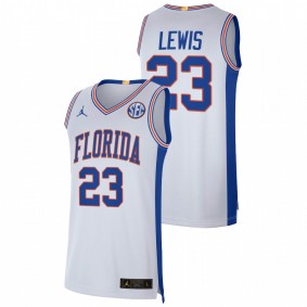 Florida Gators Scottie Lewis White Elite Limited Alumni Player Men Jersey