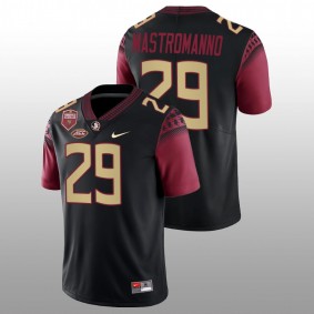 Alex Mastromanno Florida State Seminoles Seminole Scholar patch Black Men Jersey Game