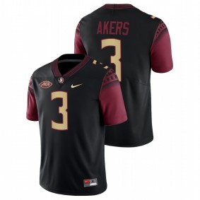 Cam Akers Florida State Seminoles College Football Black Alumni #3 Jersey