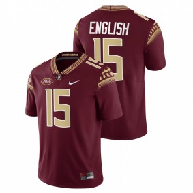 Gino English Florida State Seminoles College Football Garnet Game #15 Jersey