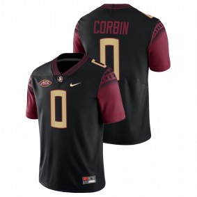 Jashaun Corbin Florida State Seminoles College Football Black Alternate #0 Jersey