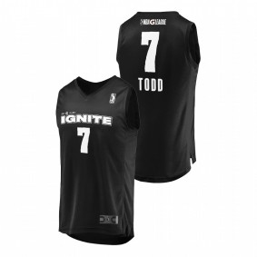 Isaiah Todd G League Ignite 2020-21 Black Replica Jersey