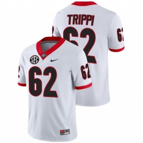 Charley Trippi Georgia Bulldogs White College Football NFL Alumni Jersey