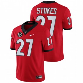 Eric Stokes Georgia Bulldogs Red College Football NFL Alumni Jersey