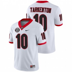 Fran Tarkenton Georgia Bulldogs White College Football NFL Alumni Jersey