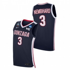 Andrew Nembhard Gonzaga Bulldogs Navy 2021 March Madness Final Four WCC Jersey