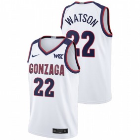 Gonzaga Bulldogs Anton Watson 2021-22 White College Basketball Limited Men Jersey