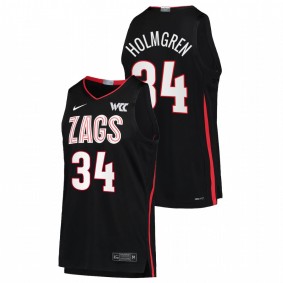 Gonzaga Bulldogs Chet Holmgren 2022 Black College Basketball Limited Men Jersey