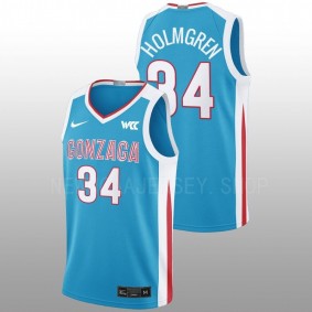 Gonzaga Bulldogs Chet Holmgren Blue College Basketball Alumni Men Jersey