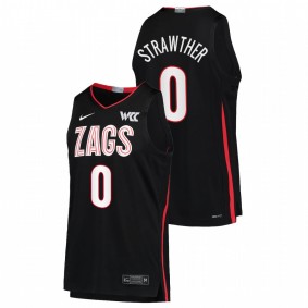 Gonzaga Bulldogs Julian Strawther 2022 Black College Basketball Limited Men Jersey