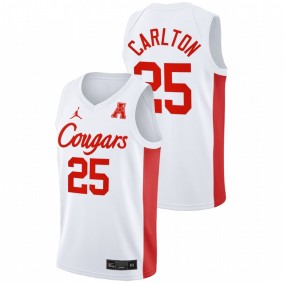 Josh Carlton #25 White Houston Cougars 2022 Classic College Basketball Jersey