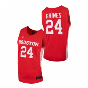 Quentin Grimes Houston Cougars 2020-21 Red Replica College Basketball Jersey