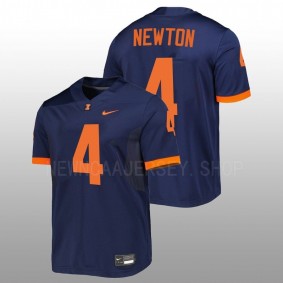 Jer'Zhan Newton Illinois Fighting Illini Untouchable Football Navy Men Jersey