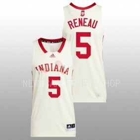 Indiana Hoosiers Malik Reneau 2022-23 Cream Honoring Black Excellence Basketball Men Jersey