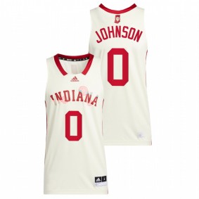 Xavier Johnson #0 Cream Indiana Hoosiers 2022 Basketball Honoring Black Excellence Jersey