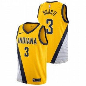 Chris Duarte Indiana Pacers Gold Statement Edition 2021 NBA Draft Jersey