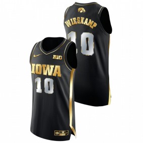 Joe Wieskamp Iowa Hawkeyes 2020-21 Black Golden Edition Authentic Limited Jersey