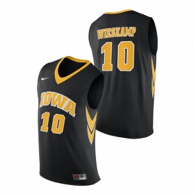 Joe Wieskamp Iowa Hawkeyes 2020-21 Black Replica College Basketball Jersey