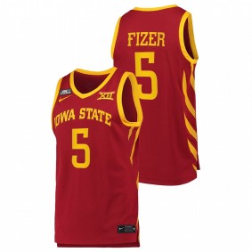 Iowa State Cyclones Aljaz Kunc 2021-22 Cardinal College Basketball Replica Men Jersey