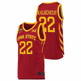 Iowa State Cyclones Gabe Kalscheur 2021-22 Cardinal College Basketball Replica Men Jersey