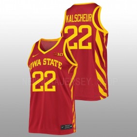 Iowa State Cyclones Gabe Kalscheur 2022-23 Cardinal College Basketball Replica Men Jersey