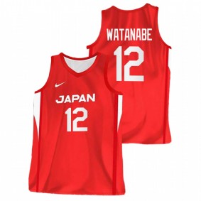 Japan Yuta Watanabe Red 2021 Tokyo Olympics Limited Jersey