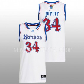 Kansas Jayhawks Paul Pierce White Swingman Basketball Men Jersey