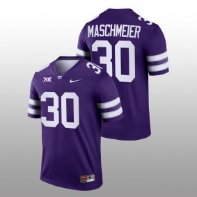 Matt Maschmeier Kansas State Wildcats College Football 2022-23 Purple #30 Jersey