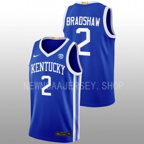 Kentucky Wildcats Aaron Bradshaw Blue Away 2023 Classc Men Jersey