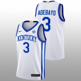 Bam Adebayo #3 White Kentucky Wildcats 2022-23 Alumni Basketball Home Jersey