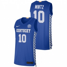 Davion Mintz #10 Royal Kentucky Wildcats 2021-22 Authentic College Basketball Jersey