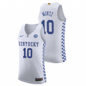 Davion Mintz #10 White Kentucky Wildcats 2021-22 Authentic College Basketball Jersey