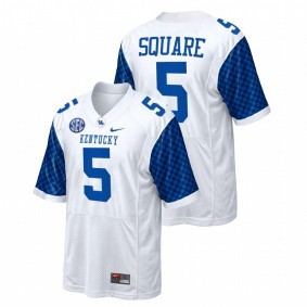 DeAndre Square Kentucky Wildcats 2021-22 White College Football Replica Jersey