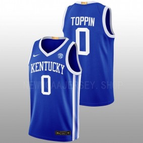 Kentucky Wildcats Jacob Toppin 2022-23 Blue Away Elite Basketball Men Jersey