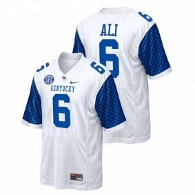 Josh Ali Kentucky Wildcats 2021-22 White College Football Replica Jersey