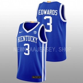 Kentucky Wildcats Justin Edwards Blue Away 2023 Classc Men Jersey