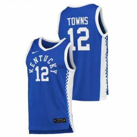 Karl-Anthony Towns Kentucky Wildcats 2020-21 Blue College Basketball Jersey